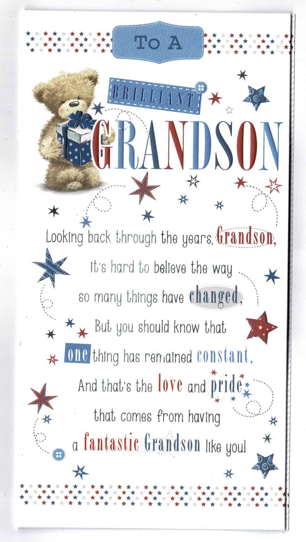 Happy Birthday Grandson Birthday Verses Grandson Birthday Quotes ...