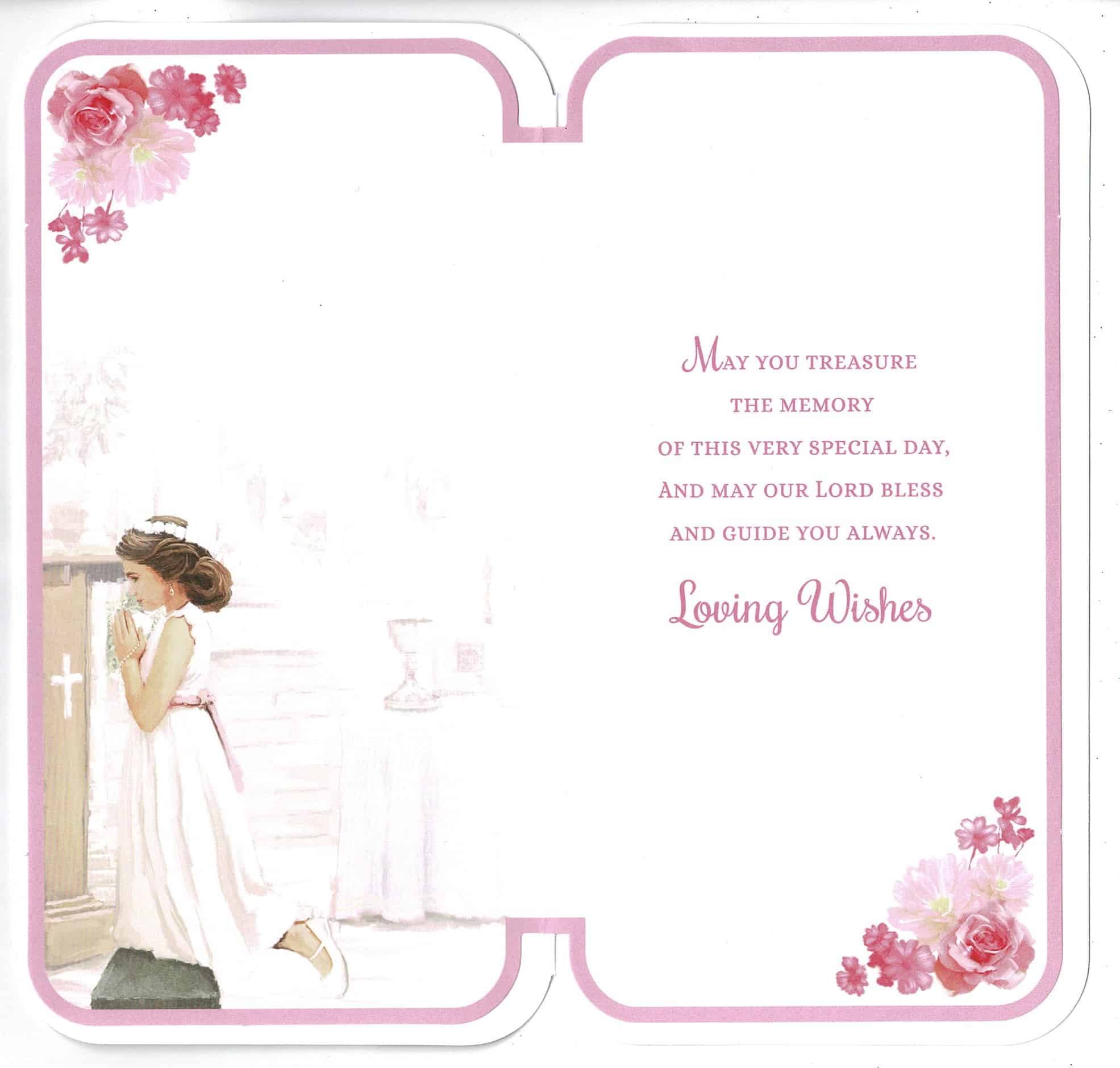 Goddaughter Communion Card 'To A Special Goddaughter Communion' 