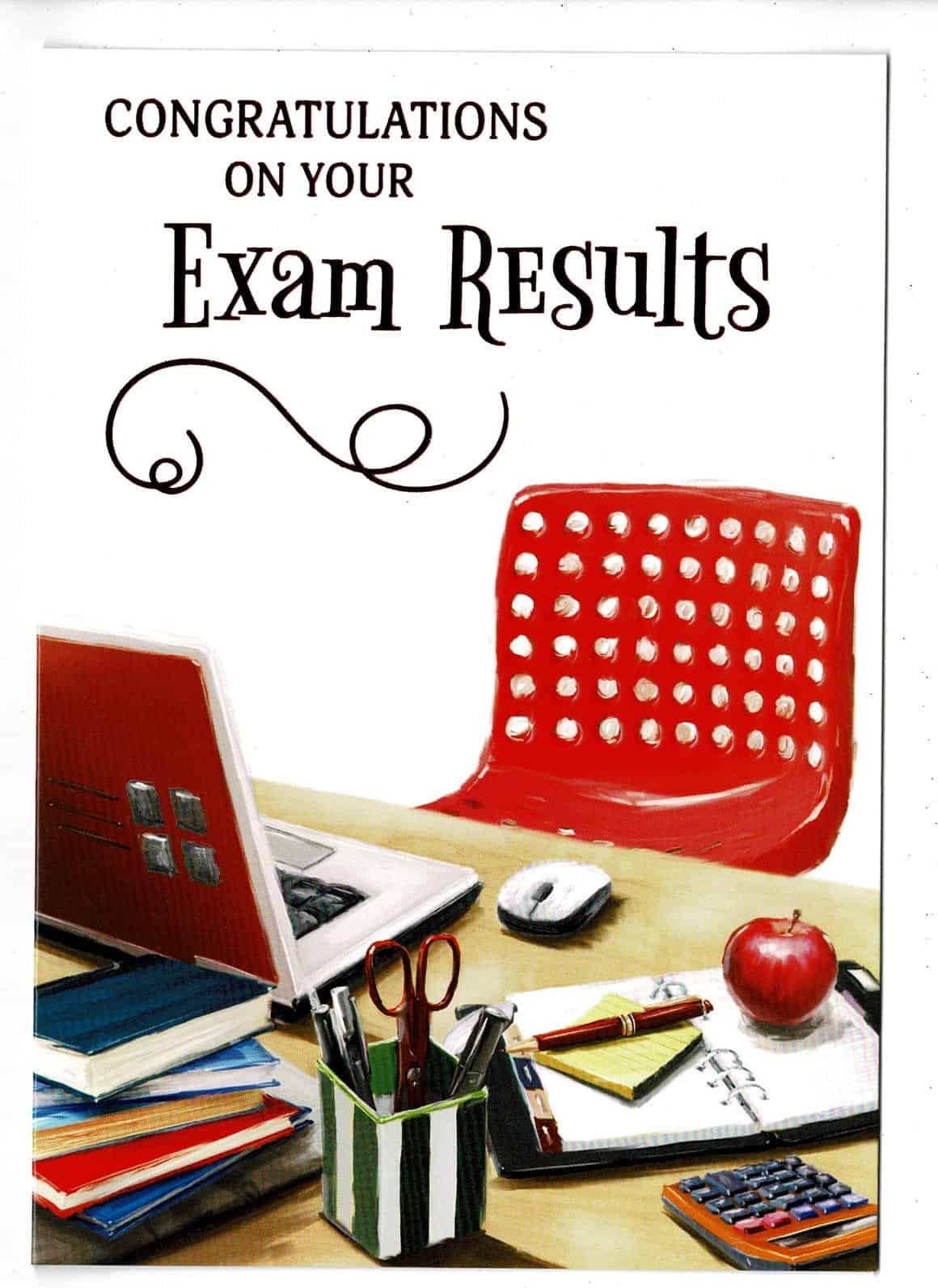Well Done On Your Exam Results Card Choose From Two Designs