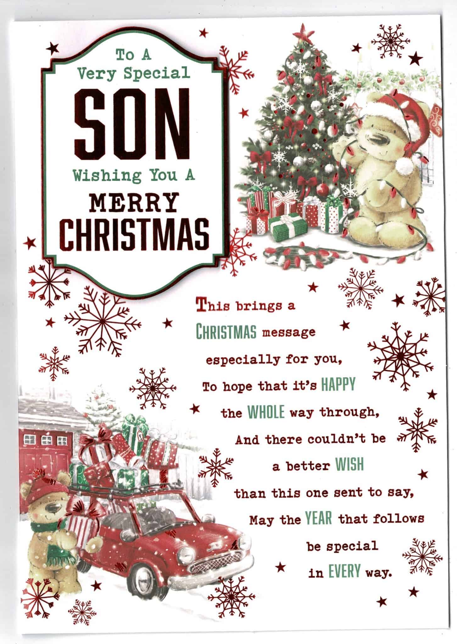 Home Furniture Diy Cards Invitations Son And Girlfriend Christmas Card With Sentiment Verse Mtmstudioclub Com