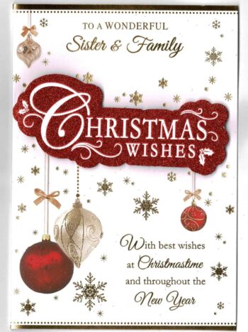 Sister Family Christmas Card Archives With Love Gifts Cards