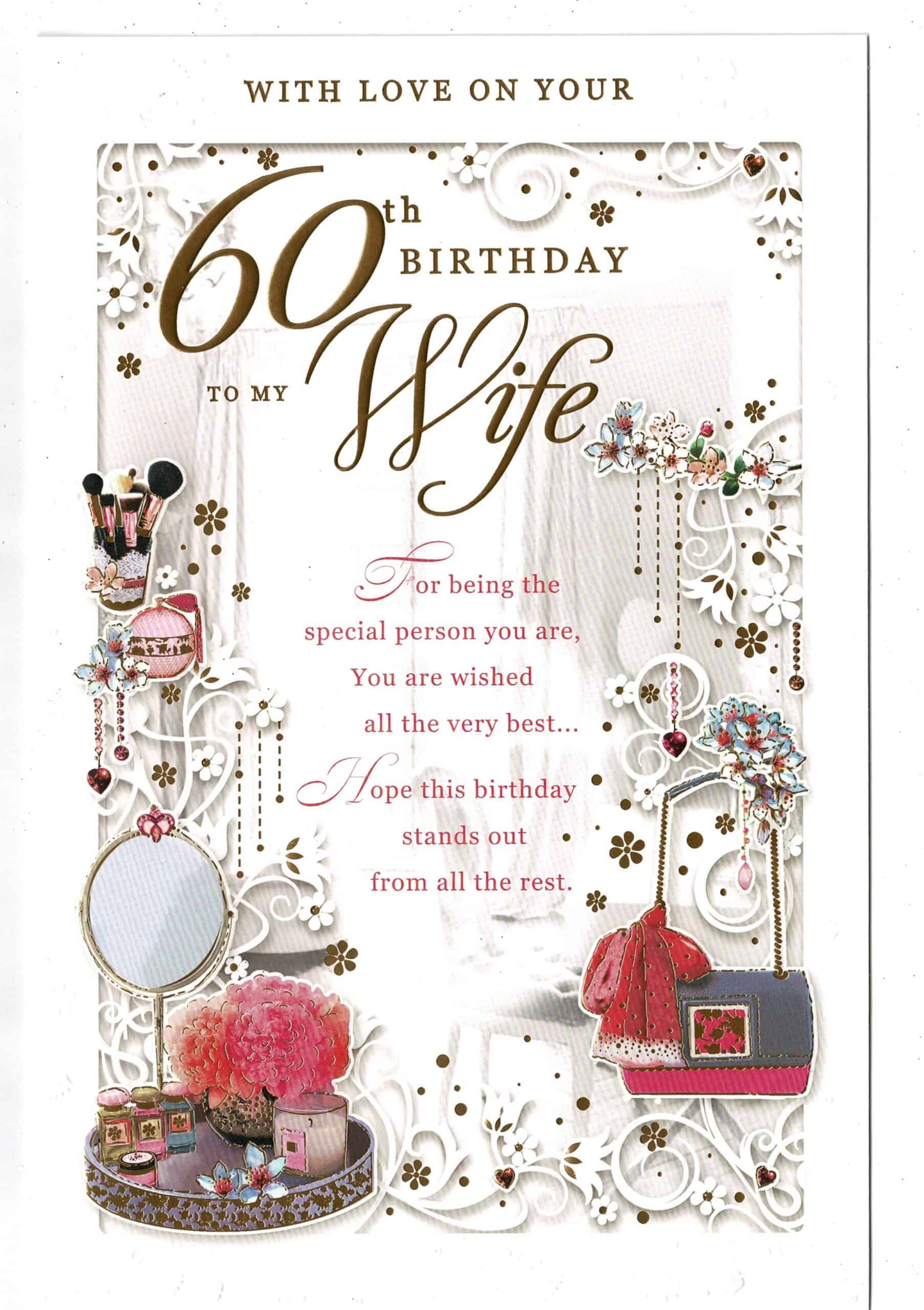 what to get wife for 60th birthday
