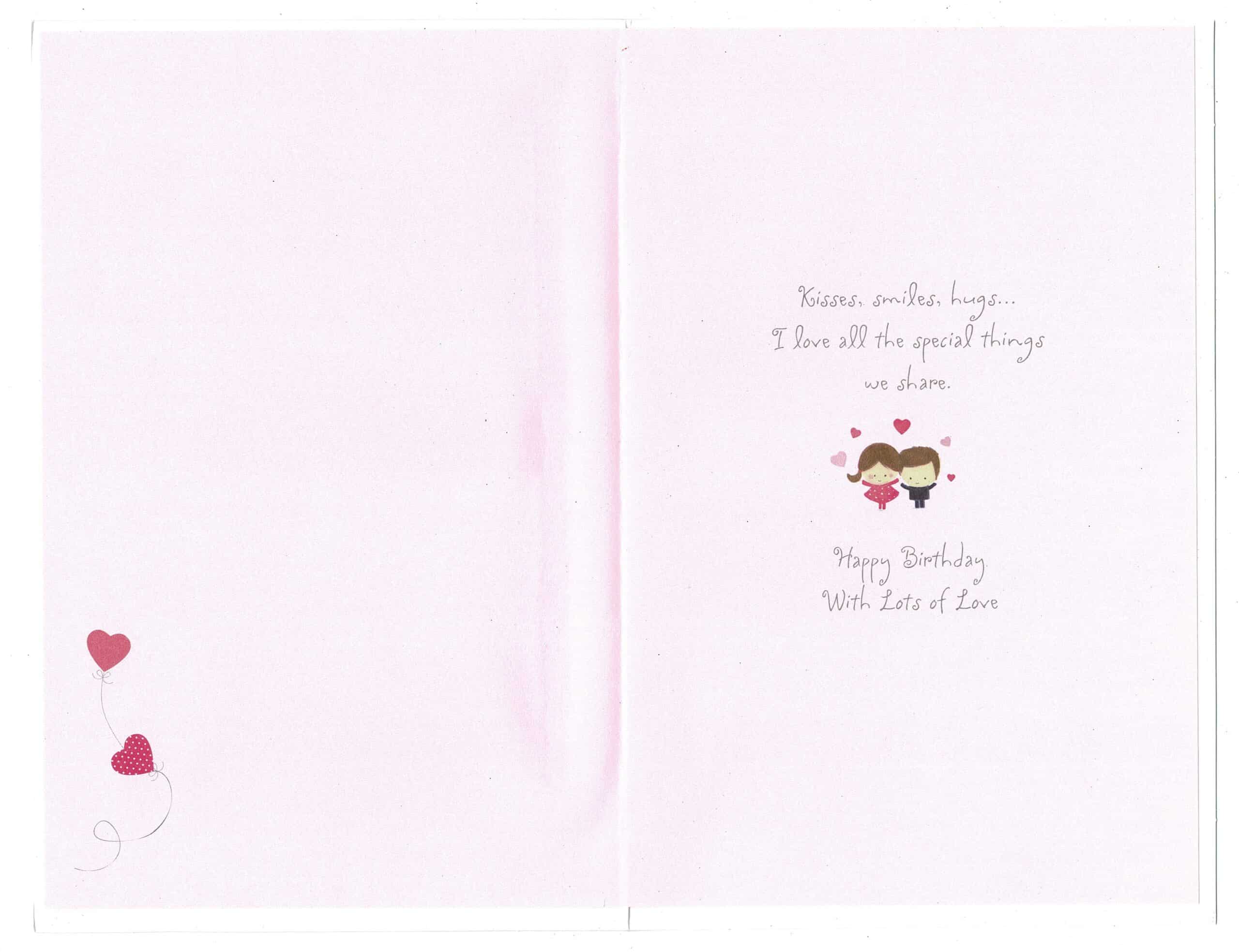 Girlfriend Birthday Card ' To A Special Girlfriend' Glitter Design ...
