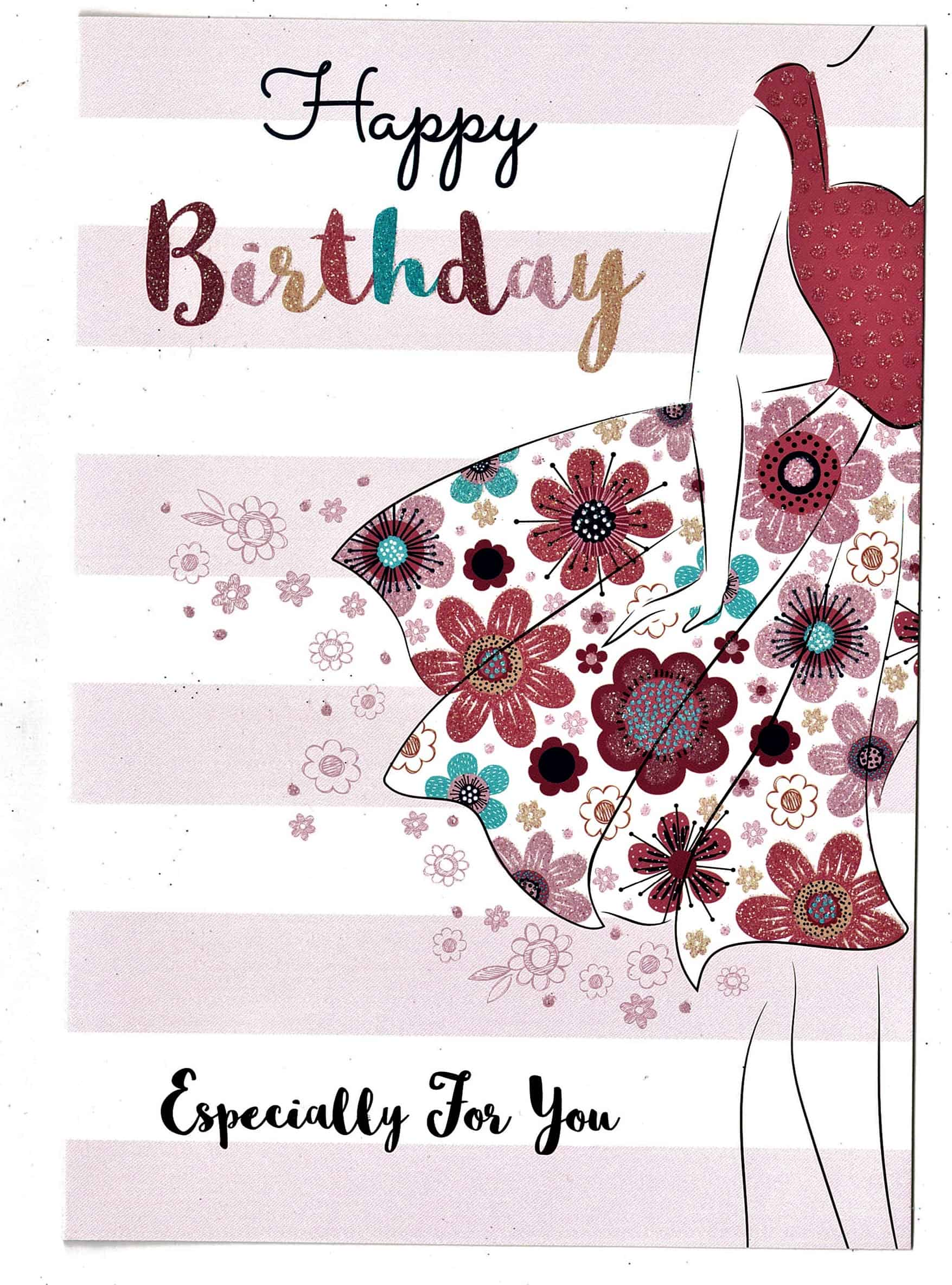 Happy Birthday Especially For You General Female Birthday Card With