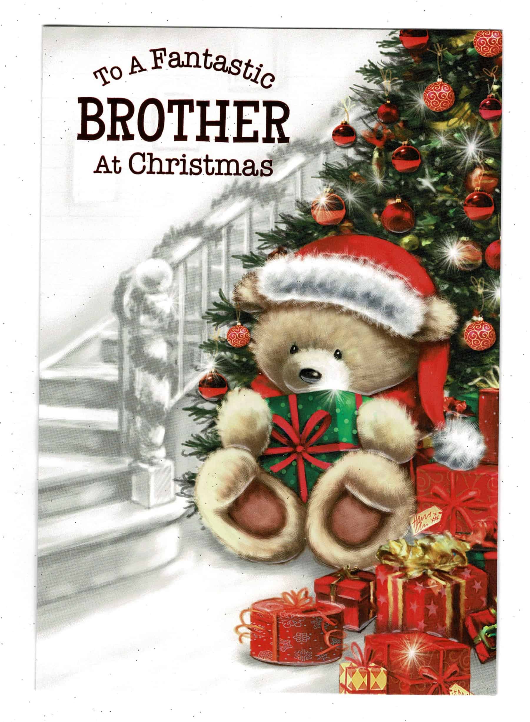 Brother Christmas Card To A Fantastic Brother At Christmas With
