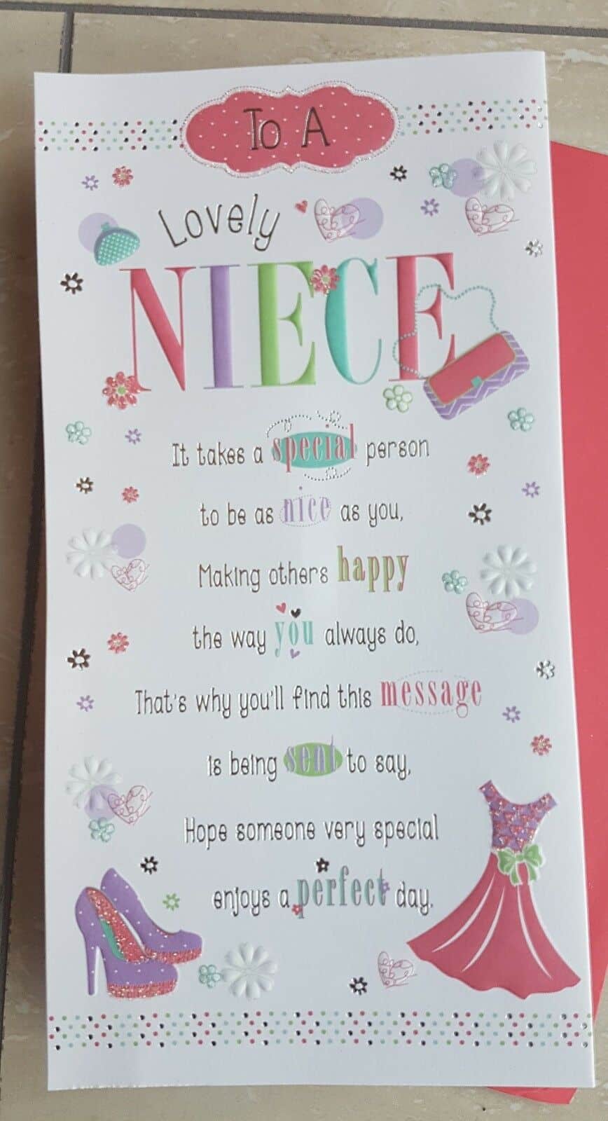 Niece  Birthday Card...
