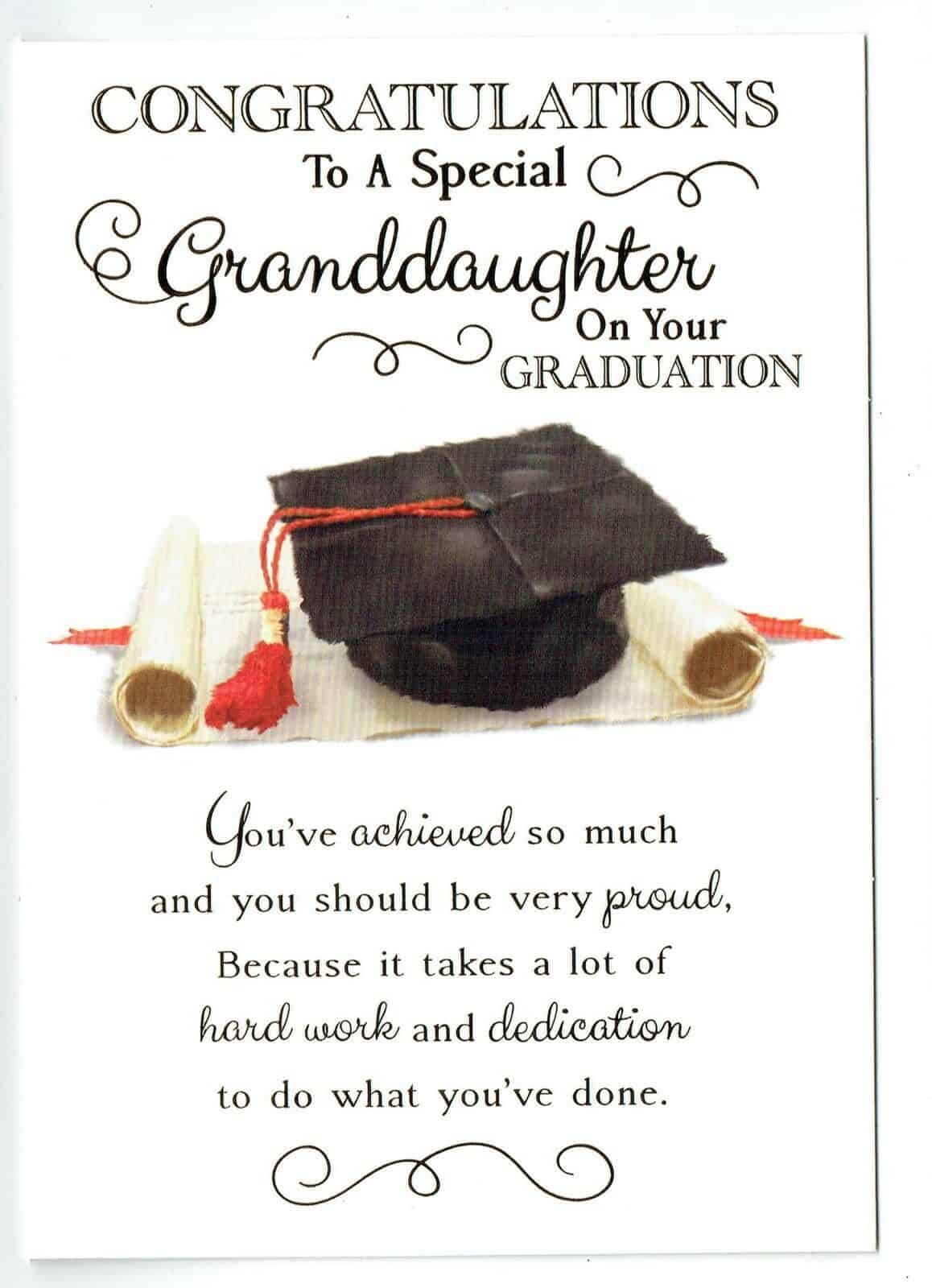 Granddaughter Graduation Cards Granddaughter GRADUATION CARDS (pack
